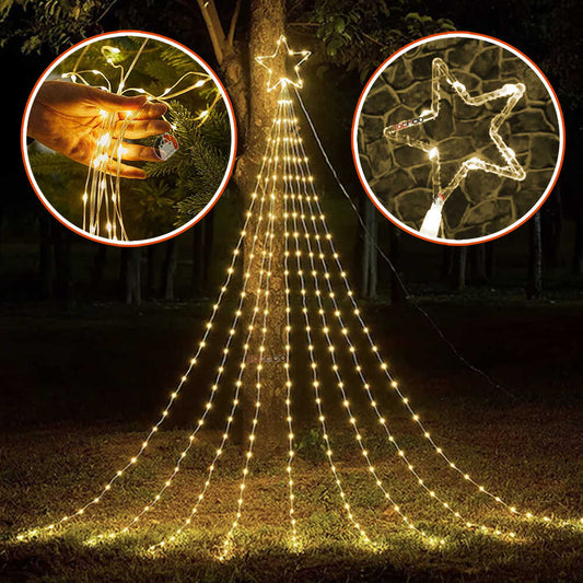 Nueva Estrella En Cascada Led