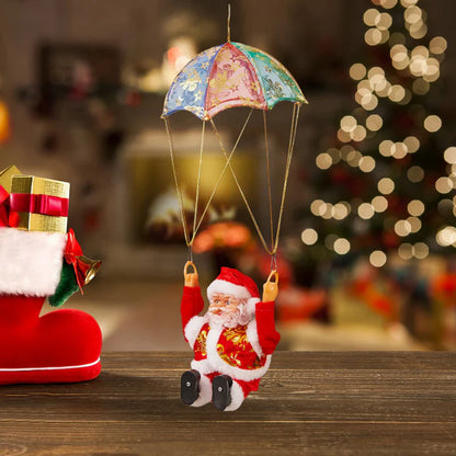 🎅🏻 PAPÁ NOEL PARACAÍDAS MÁGICO CON MOVIMIENTO 360° 🎅🏻