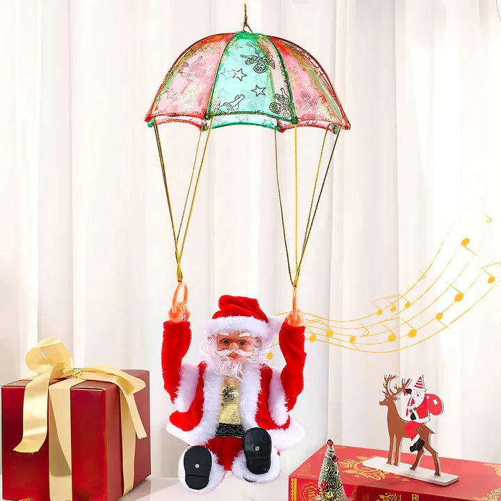 🎅🏻 PAPÁ NOEL PARACAÍDAS MÁGICO CON MOVIMIENTO 360° 🎅🏻