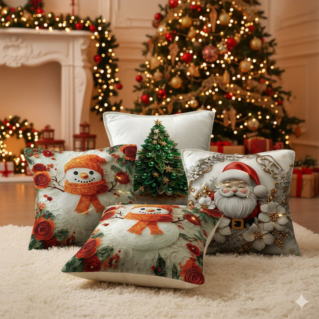 Set de Fundas Navideñas con Luces LED (Paga 3 lleva 4)🎄