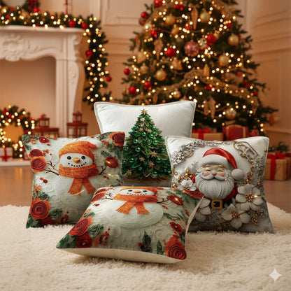 Set de Fundas Navideñas con Luces LED (Paga 3 lleva 4)🎄