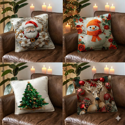 Set de Fundas Navideñas con Luces LED (Paga 3 lleva 4)🎄